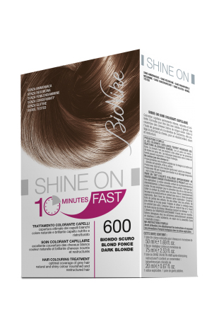 BIONIKE SHINE ON FAST TRATTAMENTO COLORANTE CAPELLI BIONDO SCURO 600 FLACONE 60 ML + TUBO 60 ML - Pharmaleader