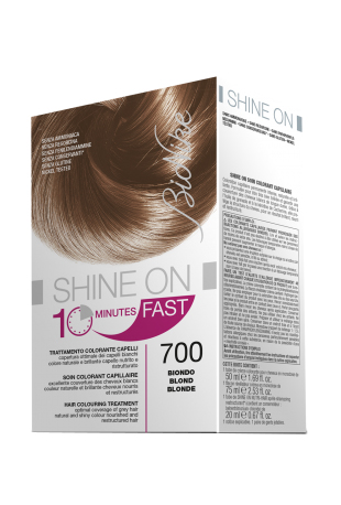 BIONIKE SHINE ON FAST TRATTAMENTO COLORANTE CAPELLI BIONDO 700 FLACONE 60 ML + TUBO 60 ML - Pharmaleader