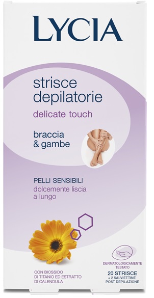LYCIA 20 STRISCE BRACCIA/GAMBE PELLI DELICATE 12 PEZZI - Pharmaleader
