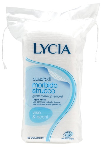 LYCIA 50 QUADROTTI COTONE STRISCIA 12 PEZZI - Pharmaleader