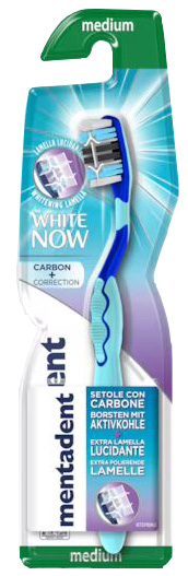 MENTADENT SPAZZOLINO WHITE NOW CARBON - Pharmaleader