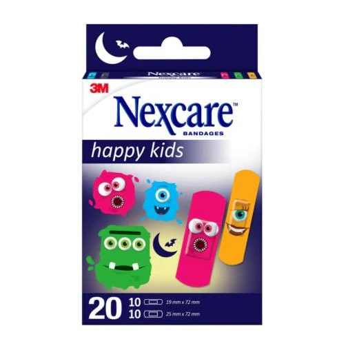 CEROTTI NEXCARE KIDS PLASTERS MONSTERS 20 PEZZI ASSORTITI - Pharmaleader