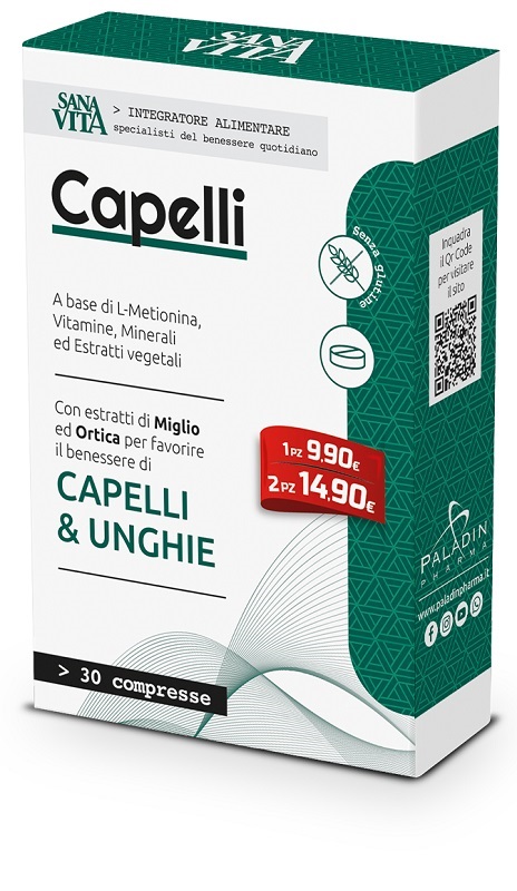 SANAVITA CAPELLI 30 COMPRESSE - Pharmaleader