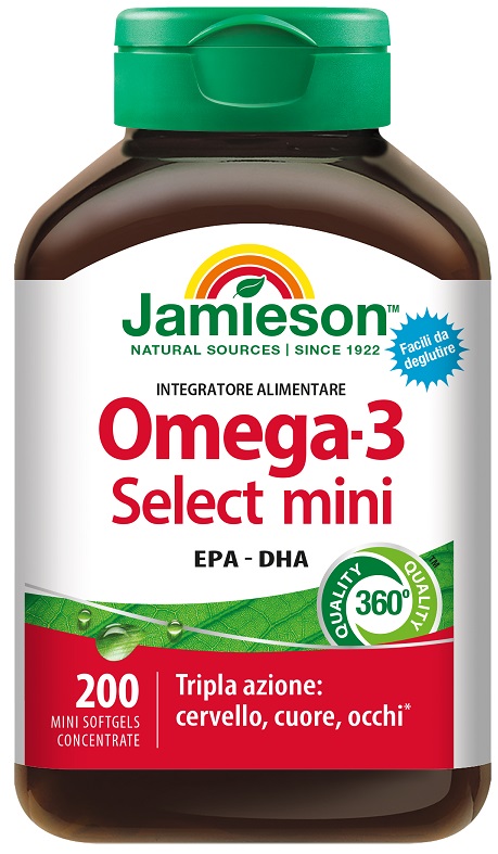 JAMIESON OMEGA 3 SELECT MINI 200 PERLE - Pharmaleader