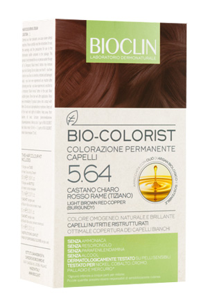 BIOCLIN BIO COLORIST 5,64 CASTANO CHIARO ROSSO RAME TIZIANO - Pharmaleader
