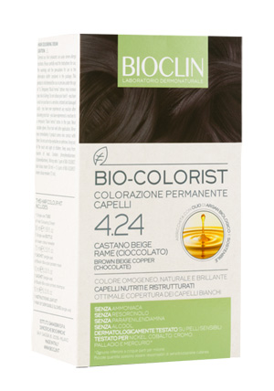 BIOCLIN BIO COLORIST 4,24 CASTANO BEIGE RAME CIOCCOLATO - Pharmaleader