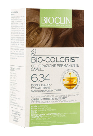 BIOCLIN BIO COLORIST 6,34 BIONDO SCURO DORATO RAME - Pharmaleader