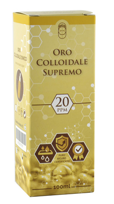 ORO COLLOIDALE SUPREMO 20PPM 100 ML - Pharmaleader