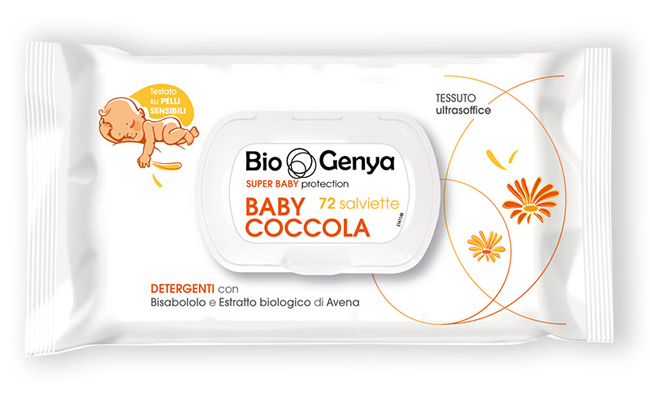 BIOGENYA SUPER BABY PROTECTION 72 SALVIETTE BABY COCCOLA DETERGENTI - Pharmaleader