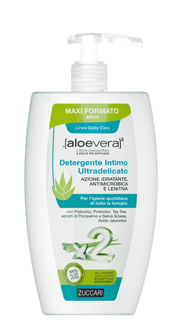 ALOEVERA2 DETERGENTE INTIMO ULTRADELICATO 400 ML - Pharmaleader