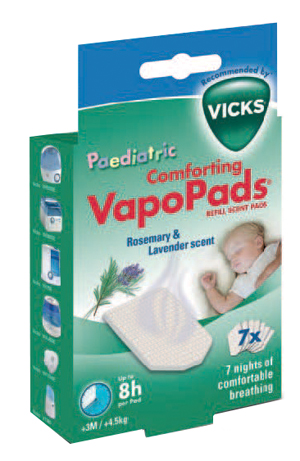 VICKS VAPOPADS ROSEMARY & LAVENDER SCENTE 7 PEZZI - Pharmaleader