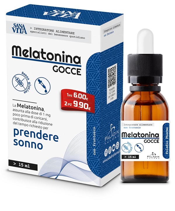 SANAVITA MELATONINA GOCCE 15 ML - Pharmaleader