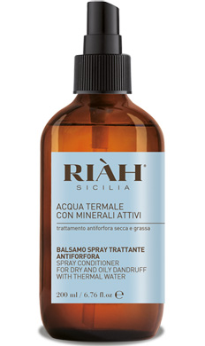 RIAH ACQUA TERMALE BALSAMO SPRAY ANTIFORFORA 200 ML - Pharmaleader