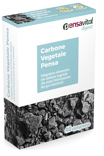 CARBONE VEGETALE PENSA 40 COMPRESSE - Pharmaleader