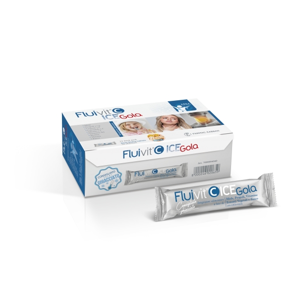 FLUIVIT C ICE GOLA 12 STICKPACK 12 ML - Pharmaleader