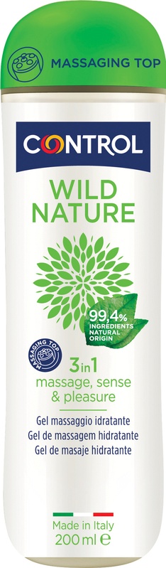 CONTROL WILD NATURE MASSAGE GEL MASSAGGIO 3 IN 1 200 ML - Pharmaleader