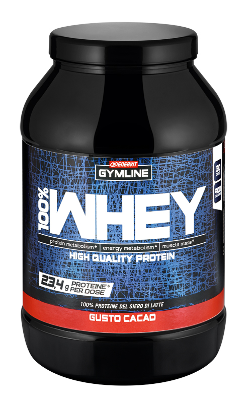 GYMLINE 100% WHEY CONCENTRATE CACAO 900 G - Pharmaleader