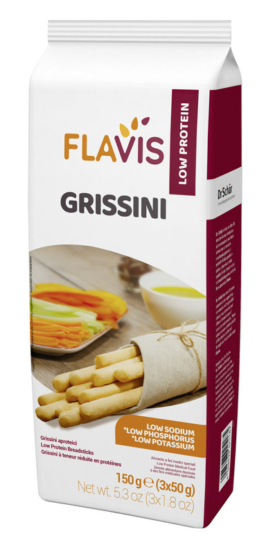 FLAVIS GRISSINI APROTEICI 3 PORZIONI DA 50 G - Pharmaleader