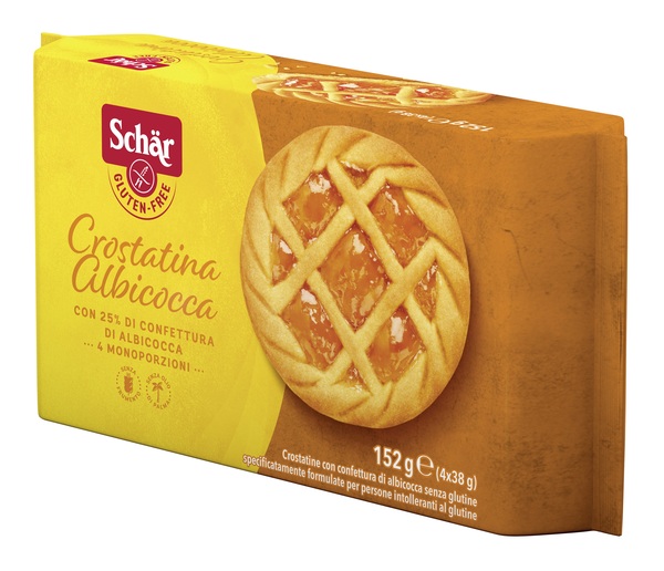 SCHAR CROSTATINA CON CONFETTURA DI ALBICOCCA 4 MONOPORZIONI DA 35 G - Pharmaleader