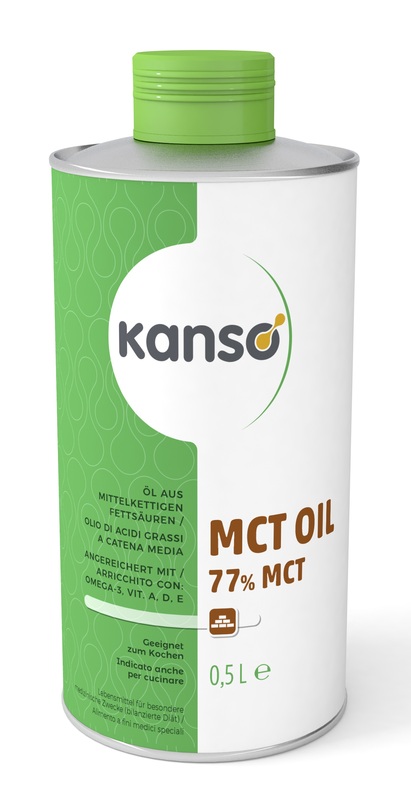 KANSO MCT OIL 77% OLIO DI ACIDI GRASSI 500 ML - Pharmaleader