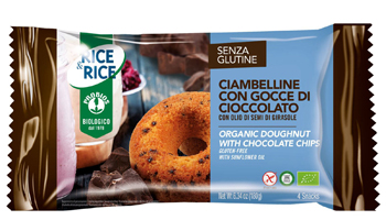 RICE&RICE CIAMBELLINE CON GOCCE DI CIOCCOLATO 4 X 45 G - Pharmaleader
