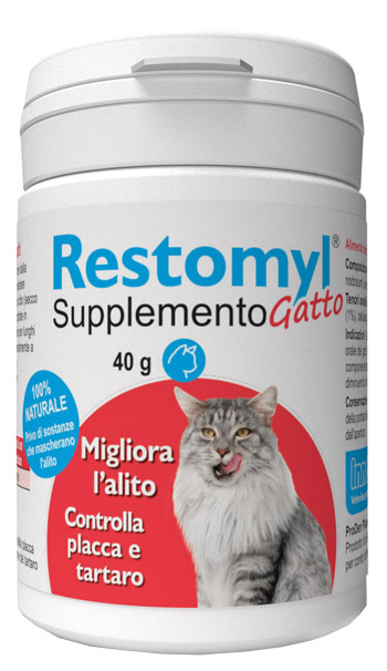 RESTOMYL SUPPLEMENTO GATTO FLACONCINO 40 G - Pharmaleader