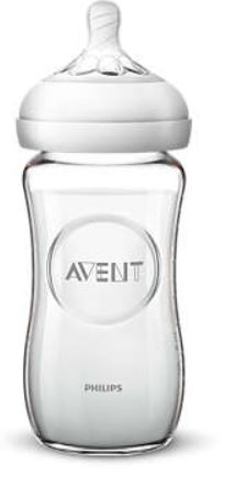 AVENT BIBERON NATURAL VETRO 240ML - Pharmaleader