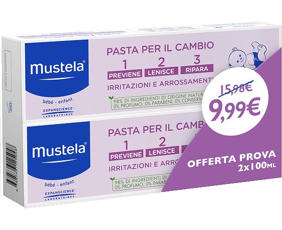 MUSTELA BIPACK PASTA CAMBIO 2 X 100 ML - Pharmaleader