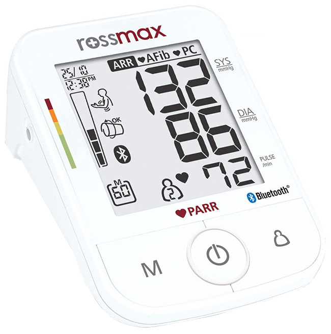 MISURATORE DI PRESSIONE ROSSMAX PARR X5 BLUETOOTH - Pharmaleader