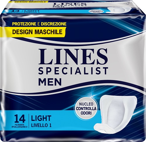 PANNOLONI LINES SPECIALIST MEN LIVELLO 1 14 PEZZI - Pharmaleader