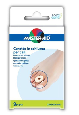 CEROTTO CALLI MASTER-AID FOOTCARE IN SCHIUMA PU 3 MM 9 PEZZI B9 - Pharmaleader