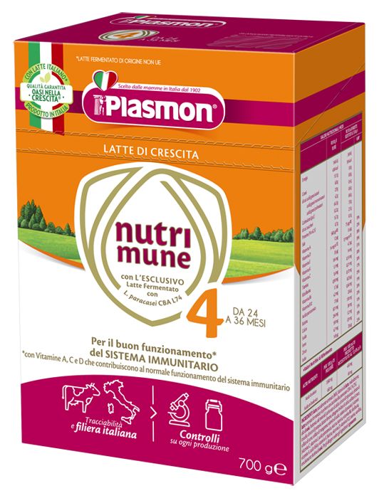 PLASMON NUTRI-MUNE LATTE STAGE 4 POLVERE 700 G - Pharmaleader