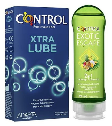 CONTROL KIT EXTRA LUBE E GEL EXOTIC ESCAPE - Pharmaleader