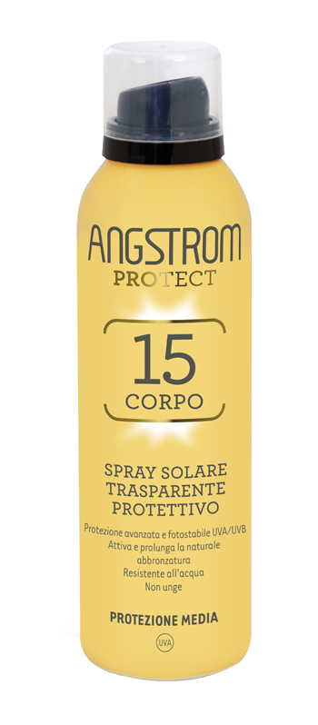 ANGSTROM PROTECT 15 CORPO SPRAY SOLARE TRASPARENTE 150 ML - Pharmaleader