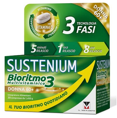 SUSTENIUM BIORITMO3 DONNA 60+ 30 COMPRESSE - Pharmaleader