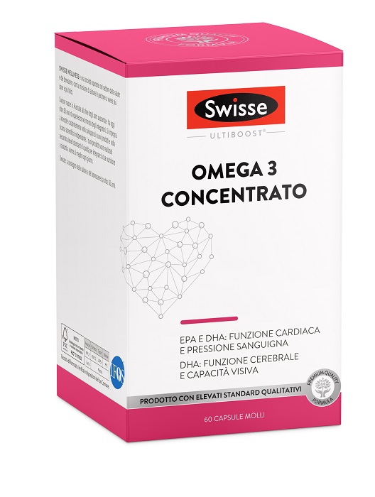 SWISSE OMEGA 3 CONCENTRATO 60 CAPSULE MOLLI DA 2440 MG - Pharmaleader