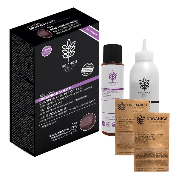 ORGANICS PHARM ORGANICS COLOR 5/5 ROSSO MOGANO MEDIO - Pharmaleader