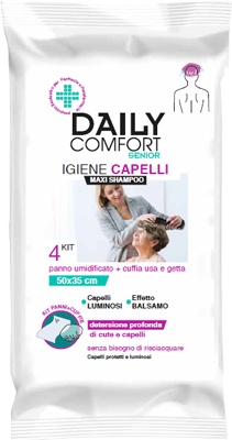 DAILY COMFORT SENIOR PANNI SHAMPOO 4 PEZZI - Pharmaleader