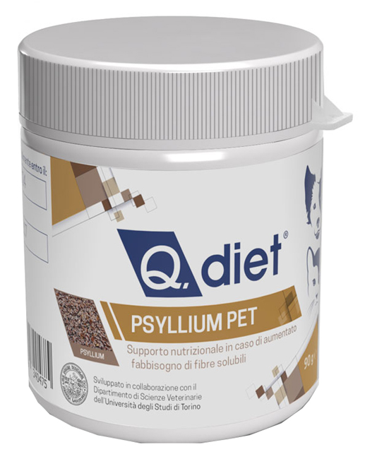 Q DIET PSYLLIUM PET POLVERE 90 G - Pharmaleader