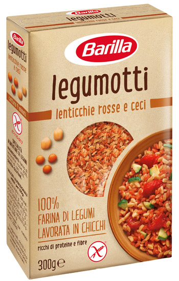 BARILLA LEGUMOTTI LENTICCHIE ROSSE E CECI 300 G - Pharmaleader