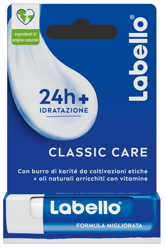 LABELLO CLASSIC CARE STICK 24H IDRATAZIONE FONDENTE SULLE LABBRA 5,5 ML - Pharmaleader