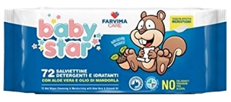 BABYSTAR SALVIETTE BEBE' POPUP 72 PEZZI - Pharmaleader