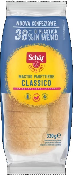 SCHAR CLASSICO DEL MASTRO PANETTIERE PANE BIANCO SENZA LATTOSIO 330 G - Pharmaleader