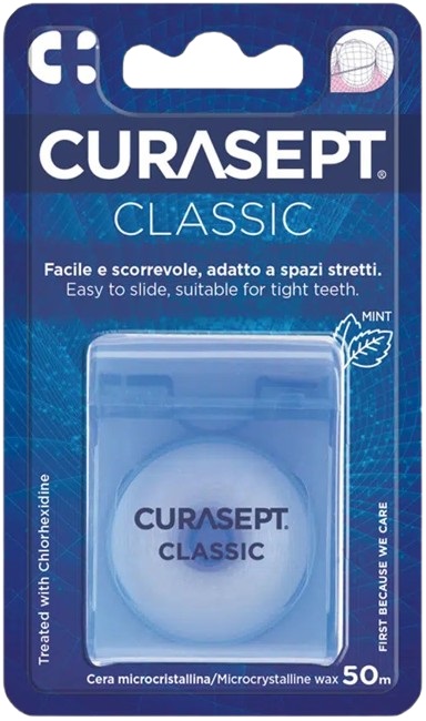 CURASEPT FLOSS CLASSIC CERATO CLOREXIDINA - Pharmaleader