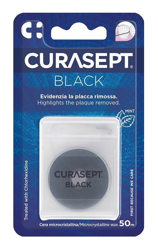 CURASEPT FLOSS CERATO NERO CLOREXIDINA - Pharmaleader