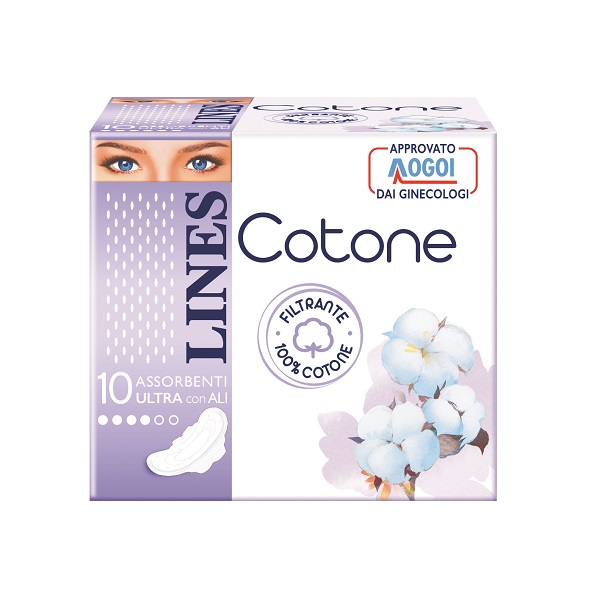 LINES COTONE ULTRA ALI GIORNO 10 PEZZI - Pharmaleader