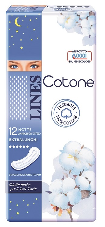 LINES COTONE NON ULTRA NOTTE DISTESI 12 PEZZI - Pharmaleader