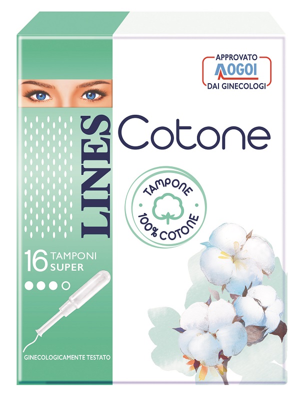 LINES COTONE TAMPONE SUPER 16 PEZZI - Pharmaleader