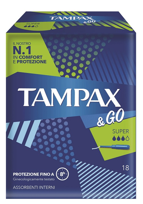 TAMPAX &GO SUPER 18 PEZZI - Pharmaleader