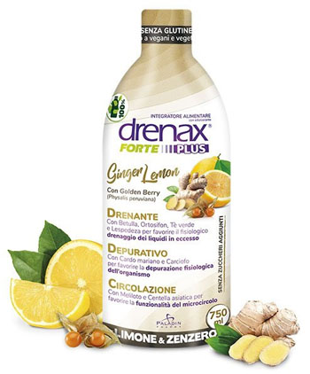 DRENAX FORTE PLUS GINGER LEMON 750 ML - Pharmaleader